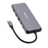Kép 1/7 - USB elosztó-HUB, USB-C PD/2xHDMI/VGA/LAN/3xUSB/USB-C/2xUSB 2.0/SD/mSD/3,5jack VERBATIM