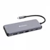 Kép 4/7 - USB elosztó-HUB, USB-C PD/2xHDMI/VGA/LAN/3xUSB/USB-C/2xUSB 2.0/SD/mSD/3,5jack VERBATIM