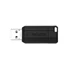 Kép 2/5 - Pendrive, 128GB, USB 2.0, 10/4MB/sec, VERBATIM "PinStripe", fekete