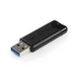 Kép 2/4 - Pendrive, 16GB, USB 2.0, 10/4MB/sec, VERBATIM "PinStripe", fekete