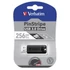 Kép 1/3 - Pendrive, 256GB, USB 3.2, VERBATIM "Pinstripe", fekete