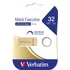 Kép 1/4 - Pendrive, 32GB, USB 3.2, VERBATIM "Executive Metal", arany