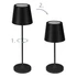 Kép 2/2 - Akkus asztali lámpa, USB, LED 3,8W EGLO "Cabozo" fekete
