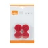 Kép 3/9 - Korong mágnes, fehértáblához, 30 mm, 4 db, NOBO, piros