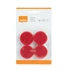 Kép 3/9 - Korong mágnes, fehértáblához, 38 mm, 4 db, NOBO, piros