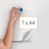 Kép 4/9 - Korong mágnes, fehértáblához, 38 mm, 4 db, NOBO, kék