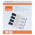 Kép 7/7 - Táblamarker, kúpos hegyű, 2 mm, 10 db, NOBO "Glide", fekete