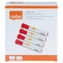 Kép 7/7 - Táblamarker, kúpos hegyű, 2 mm, 10 db, NOBO "Glide", piros