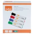 Kép 2/3 - Táblamarker, kúpos hegyű, 2 mm, 10 db, NOBO "Glide", vegyes