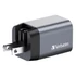 Kép 5/8 - Hálózati töltő, 1xUSB-C PD (35W), USB-A QC 3.0, EU/UK/US, GaN, VERBATIM