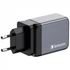 Kép 1/8 - Hálózati töltő, 2xUSB-C PD (65W), USB-A QC 3.0, EU/UK/US, GaN, VERBATIM