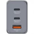 Kép 5/8 - Hálózati töltő, 2xUSB-C PD (65W), USB-A QC 3.0, EU/UK/US, GaN, VERBATIM