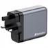 Kép 2/5 - Hálózati töltő, 2xUSB-C PD (140W), USB-C PD (20W), USB-A QC 3.0, EU/UK/US, GaN, VERBATIM