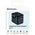 Kép 4/5 - Utazó adapter, univerzális, 2xUSB, VERBATIM "UTA-01"