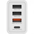 Kép 3/6 - Hálózati töltő, 1xUSB-C PD (20W), USB-A QC 3.0, 2xUSB-A (10W), VERBATIM, fehér