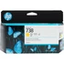Kép 1/2 - 498N7A Tintapatron DesignJet T850 nyomtatóhoz, HP 738, sárga, 130ml