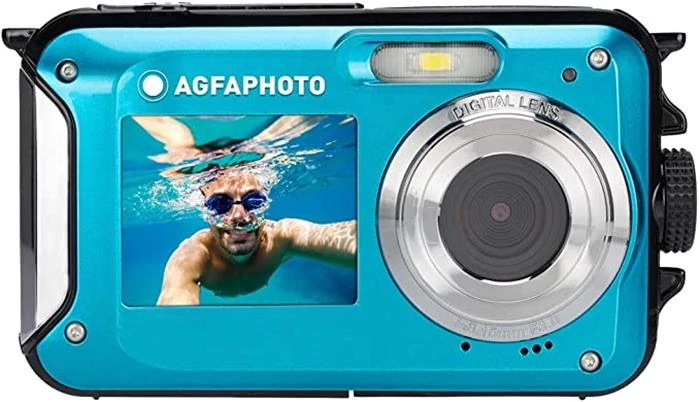 Fényképezőgép, kompakt, digitális, vízálló, AGFAPHOTO 