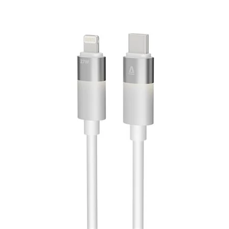 Töltőkábel, USB-C - lightning (Apple), 27W, 1 m, AVAX 