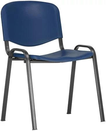 Tárgyalószék, műanyag, 