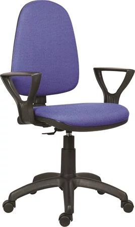 Irodai forgószék, szövetborítás, LX karfás, 