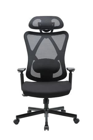 Irodai forgószék, szövetborítás, állítható dőlésszögű fejtámla, 