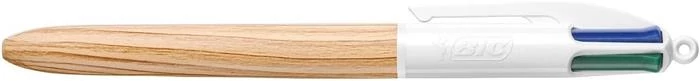 Golyóstoll, 0,32 mm, nyomógombos, négyszínű, BIC 