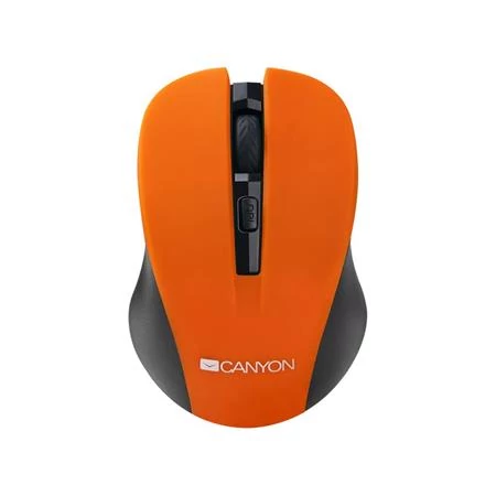 Egér, vezeték nélküli, optikai, USB, CANYON 