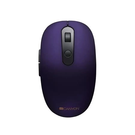 Egér, vezeték nélküli, BT, optikai, USB, CANYON 