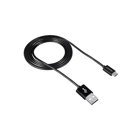 USB kábel, USB 2.0-microUSB, 1 m, CANYON 