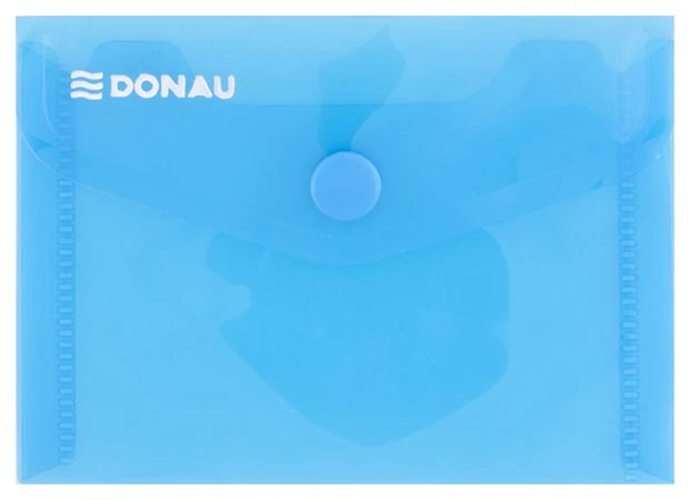 Irattartó tasak, A7, PP, patentos, DONAU, kék