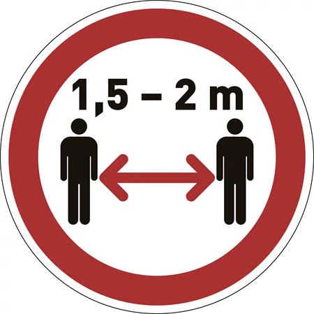 Információs matrica, 430 mm, DURABLE 
