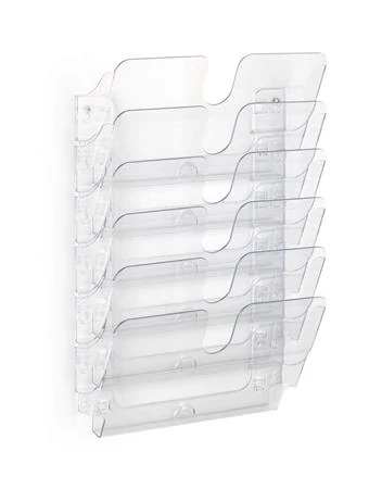 Prospektustartó, fali, fekvő, A4, DURABLE 