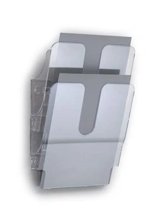 Prospektustartó, fali, álló, A4, DURABLE 