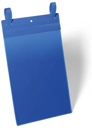 Logisztikai zseb, A4, álló, DURABLE, szalaggal, kék