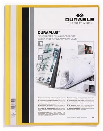 Gyorsfűző, A4, széles, panorámás, DURABLE 