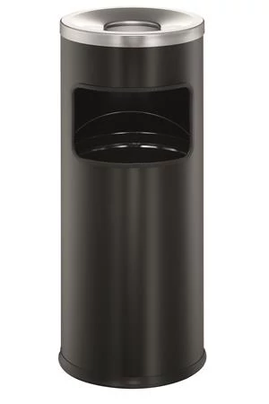 Tűzálló szemetes, kerek, hamutartóval, DURABLE 