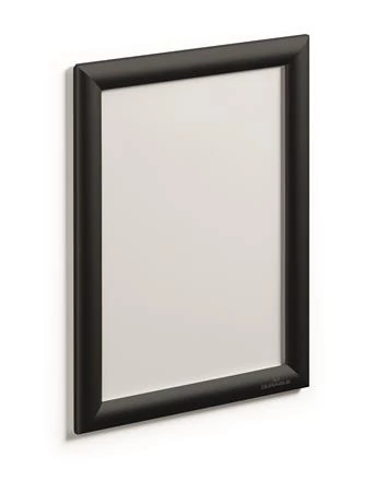 Posztertábla, fali, A4, alumínium keret, DURABLE, fekete