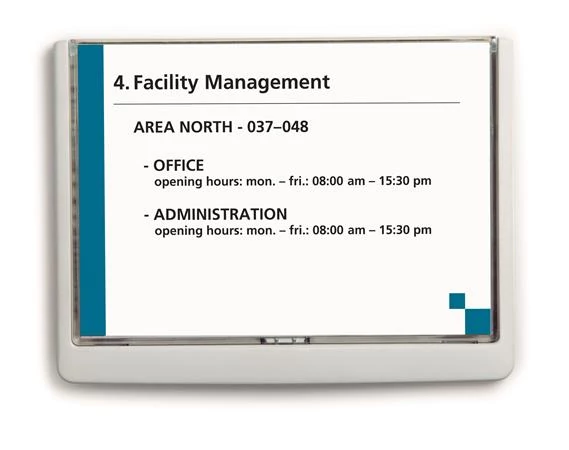 Információs tábla, 148,5x210 mm, DURABLE 