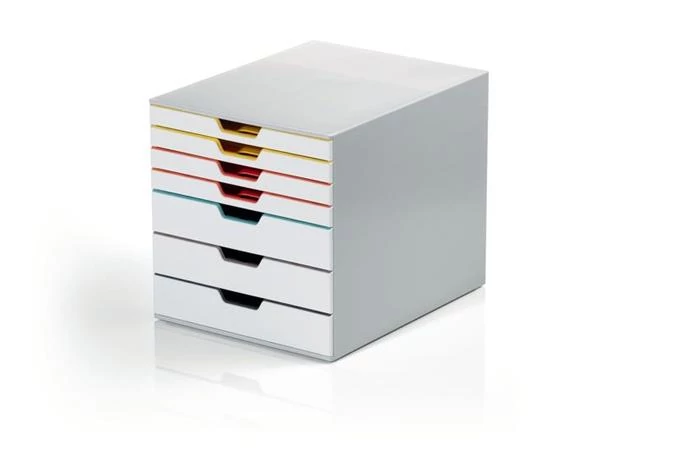 Irattároló, műanyag, 7 fiókos, DURABLE 