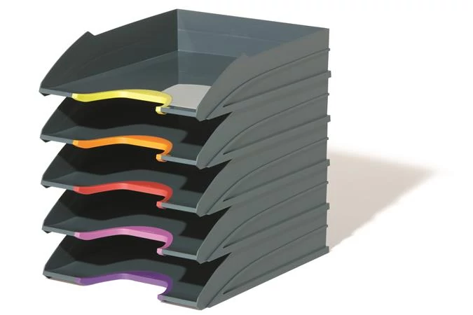 Irattálca szett, műanyag, 5 részes, DURABLE 
