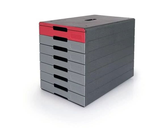Irattároló, műanyag, 7 fiókos, DURABLE 