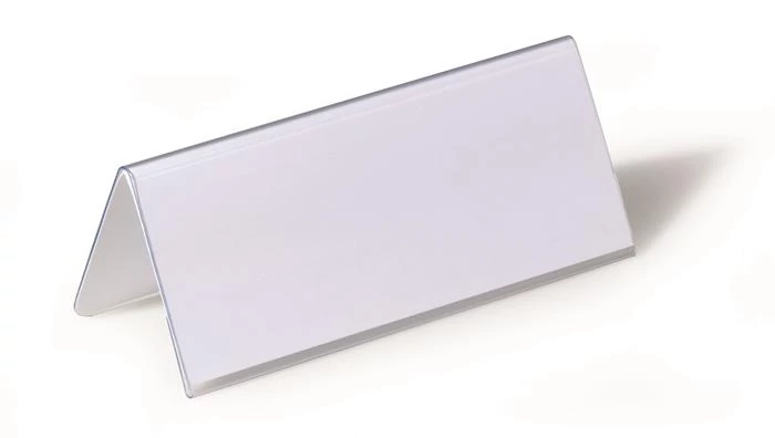 Névtábla tartó, asztali, 61/122x150 mm, DURABLE