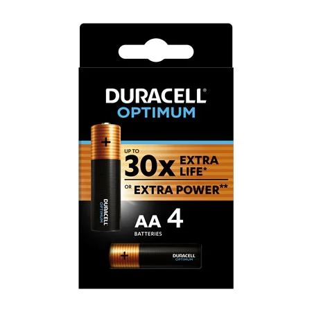 Elem, AA ceruza, 4 db, DURACELL 