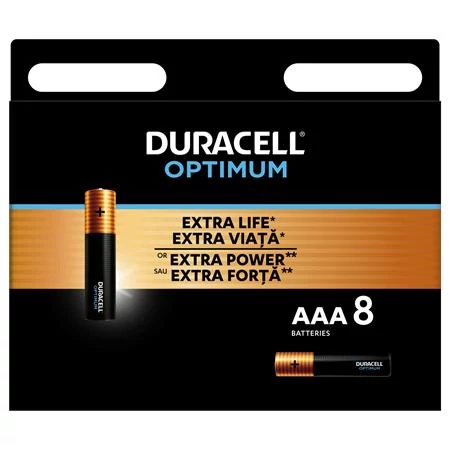 Elem, AAA mikro, 8 db, DURACELL 