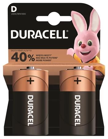 Elem, D góliát, 2 db, DURACELL 