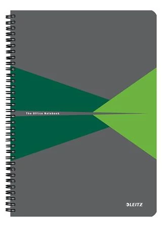 Spirálfüzet, A4, vonalas, 90 lap, PP borító, LEITZ 