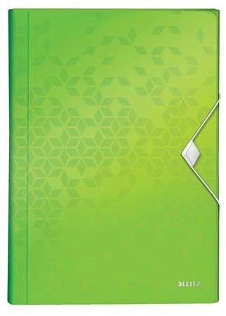 Harmonikamappa, A4, PP, 6 rekeszes, LEITZ 