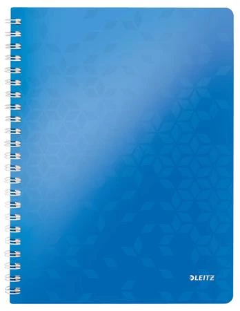Spirálfüzet, A4, kockás, 80 lap, LEITZ 