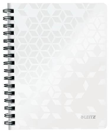 Spirálfüzet, A5, kockás, 80 lap, LEITZ 