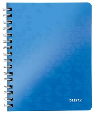 Spirálfüzet, A5, kockás, 80 lap, LEITZ 